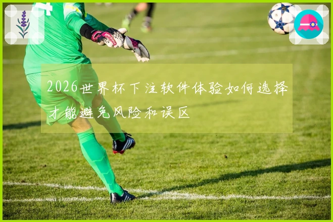 2026世界杯下注软件体验如何选择才能避免风险和误区
