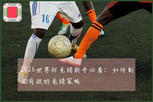 2026世界杯竞猜新手必看：如何制定有效的竞猜策略