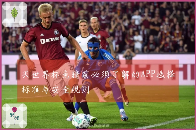 买世界杯竞猜前必须了解的APP选择标准与安全规则